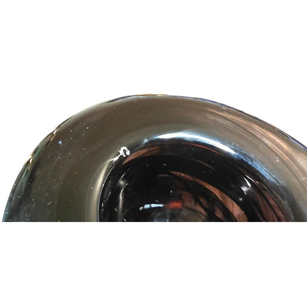 Votive Bowl Kosta Boda Atoll Art Glass Anna Ehrner Brown